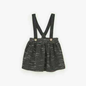 Zara Textured Weave Suspender Skirt 18-24M